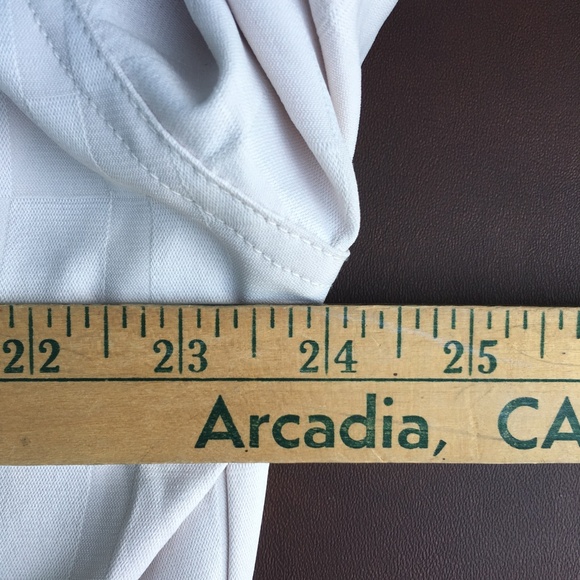 Pierre Cardin Mens Jacket White Large Designer Italian Windbreaker White Coat - Picture 12 of 16